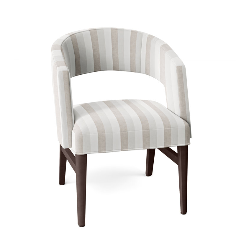 Chaise avec accoudoirs Bryant, Amande chamois, 9704 Bringé