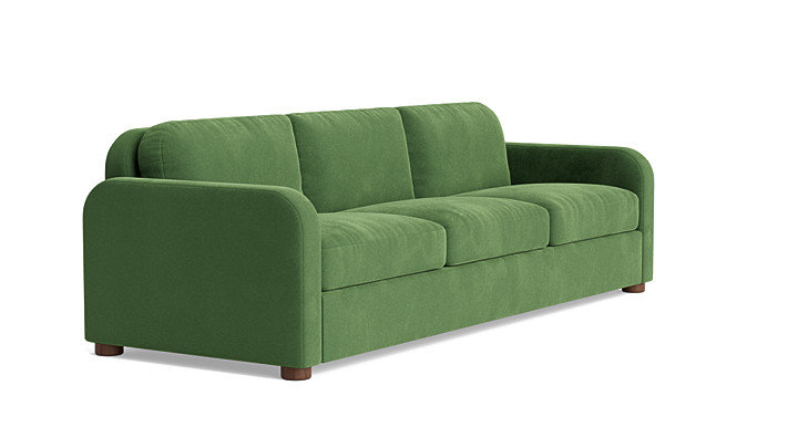 Archie Sofa (95"), Performance Velvet - Ivy