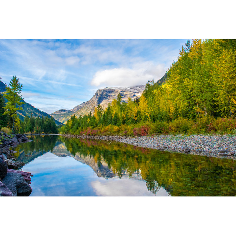 Glacier National Park - Photographie sur toile tendue, H 24 po x l 36 po