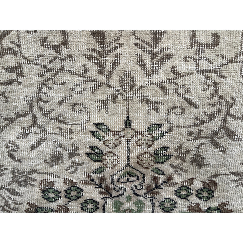Vintage Patchwork Rug, 57.1x96.9 Inch Beige Area Rug
