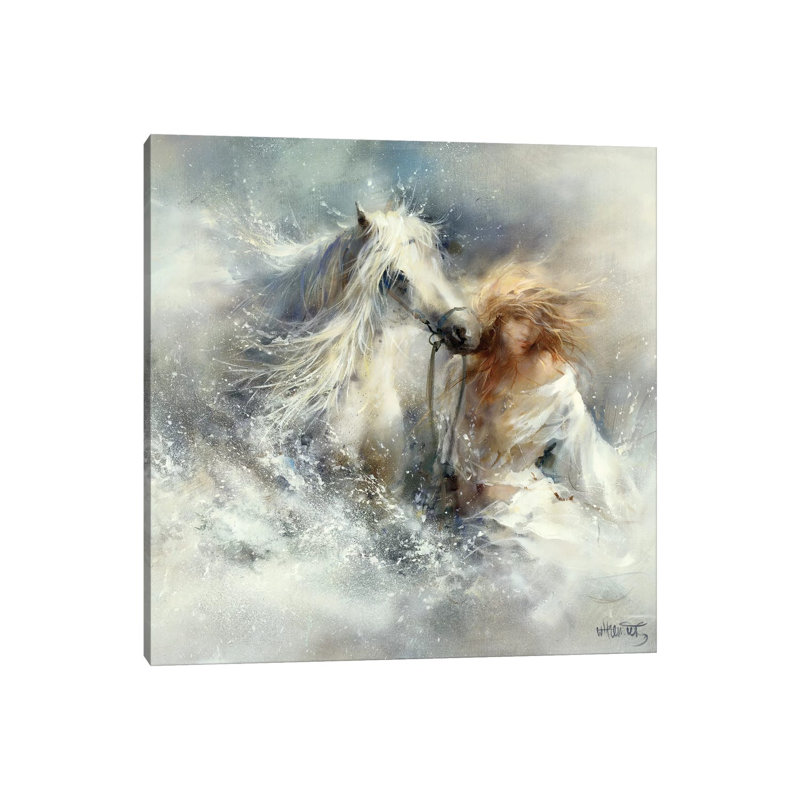 Scene In Water by Willem Haenraets - Wrapped Canvas Print, 93.98 cm H x 93.98 cm W x 1.91 cm D
