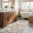 Wide Hallway Runner Rug: Vintage Washable Soft Rugs for Living Room Bedroom Water Resistant Carpet with Non-Slip Backing for Entry Kitchen Dining Room Thin Nursery Bathroom Floor Mat(Beige)-792999202
