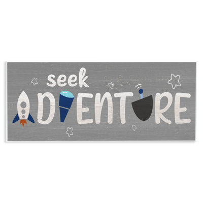Seek Adventure Phrase Outer Space Imagination