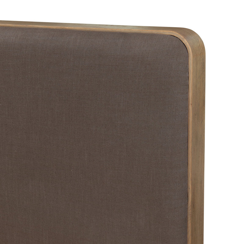 Pierce Upholstered Bed, Savoy Coffee/Light Brown, Queen