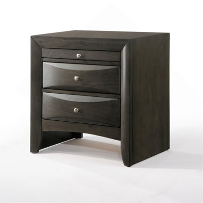 Ireland Gray Oak Finish Nightstand