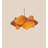 Swirl Large Suspension Pendant - E26 Base - Natural Beech Shade - Matte Black-54730511-35266089-18311260