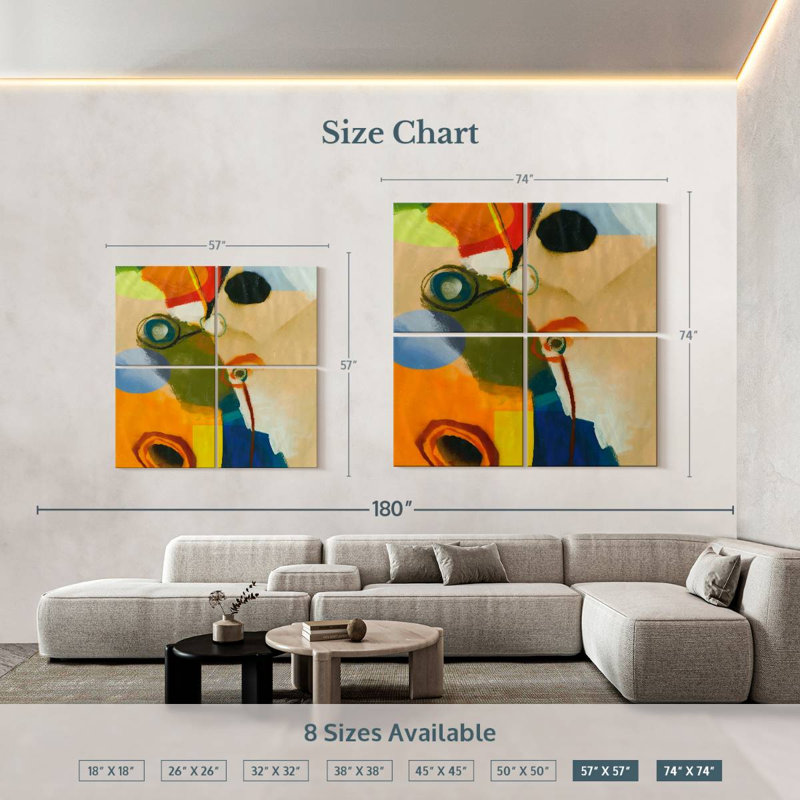 Avery Amusement I, 57" H x 57" W