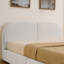 Base de lit tapissier Westcott avec tête de lit courbée et rangement pour tiroir-125069634-125069635