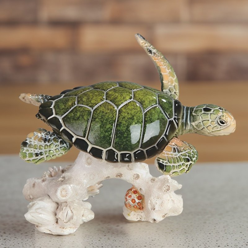 Figurine de tortue de mer l 4,75 po
