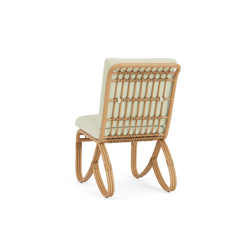 Riviera Outdoor Dining Side Chair, Bamboo Bay Meadow