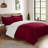 Swift Home Ultra-Plush 3-Piece Reversible Micro-Mink & Sherpa Comforter Set, Soft Warm Lightweight Bedding with Matching Pillow Shams, Queen, Pewter-192596857-192596860
