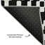 Tapis noir Prisco lavable à la machine de qualité supérieure-564499999