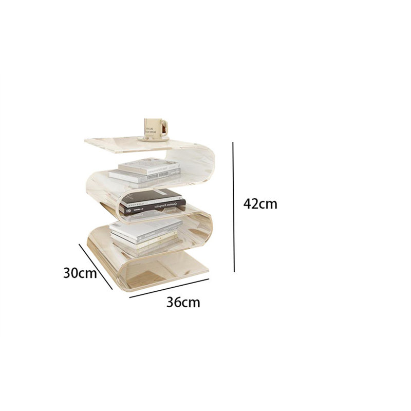 Table basse Christyonna, Transparent