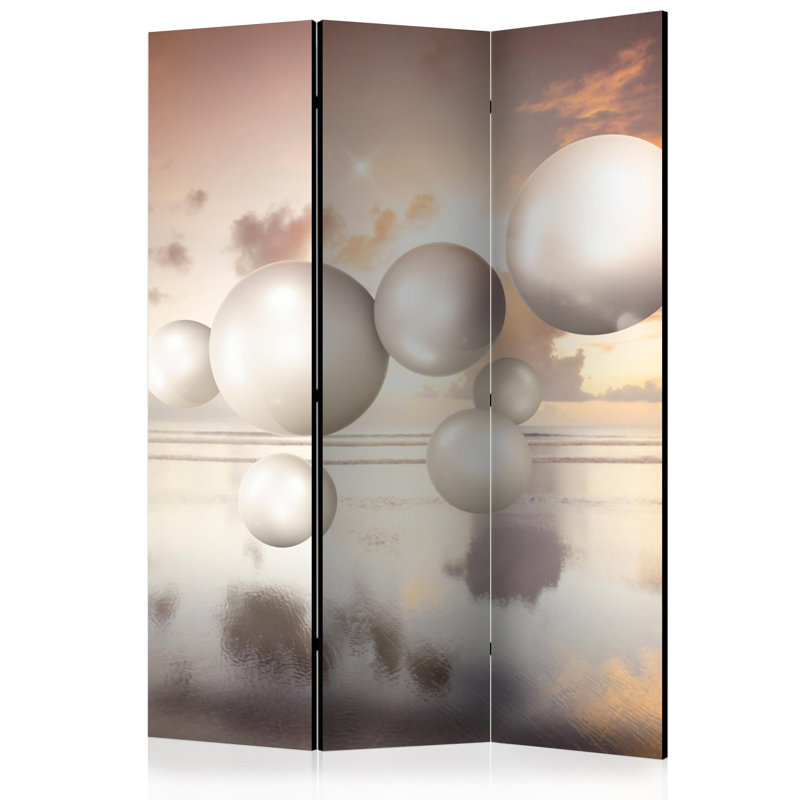 Harwhichport 172cm H Folding Room Divider, 3