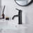 6.57" ADA Compliant High Stainless Single Hole Steel Waterfall Bathroom Faucet-119204618