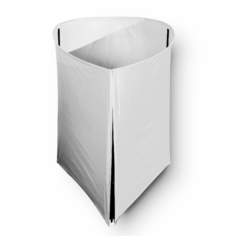 Cloison pliante 3 panneaux l 144 "x H 70", Blanc