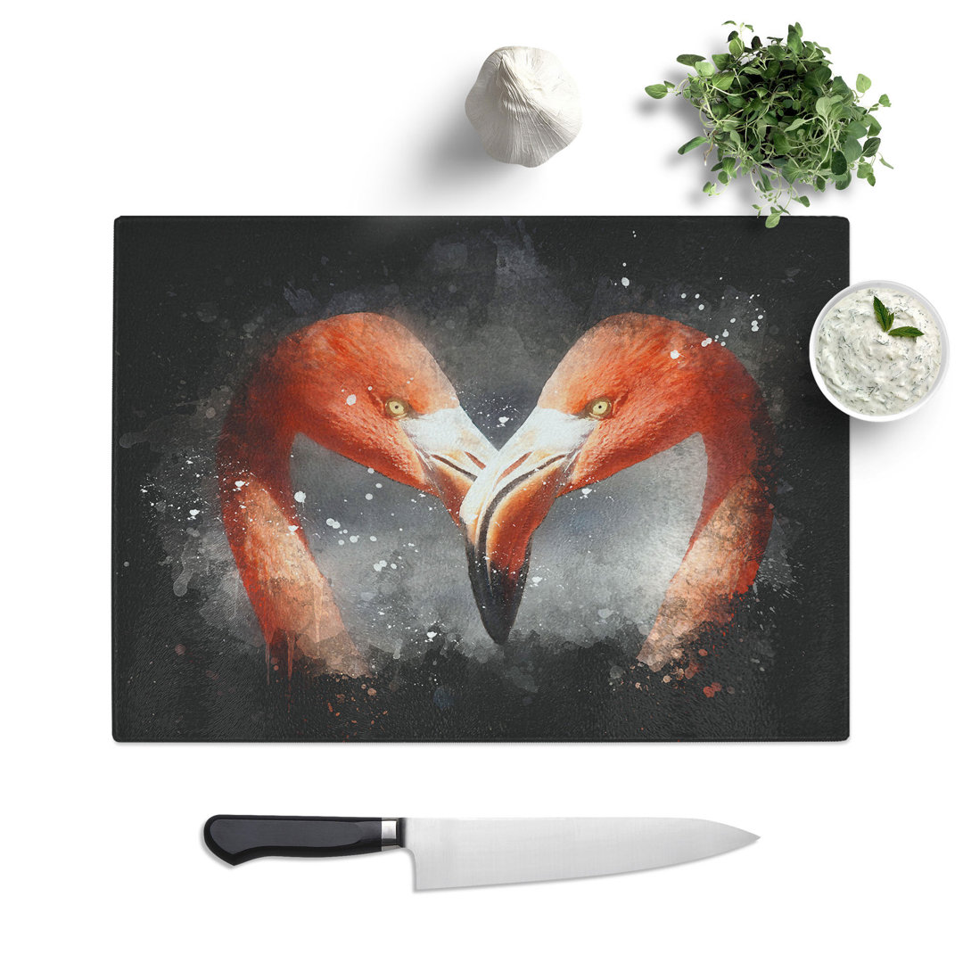 Flamingo Vol.3 Paint Splash Chopping Board