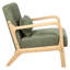 Chaise d'appoint avec structure en bois massif et coussin lombaire amovible-1827536975-1827536972