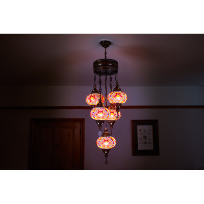 Karlie 5 - Light Bronze Cluster Pendant