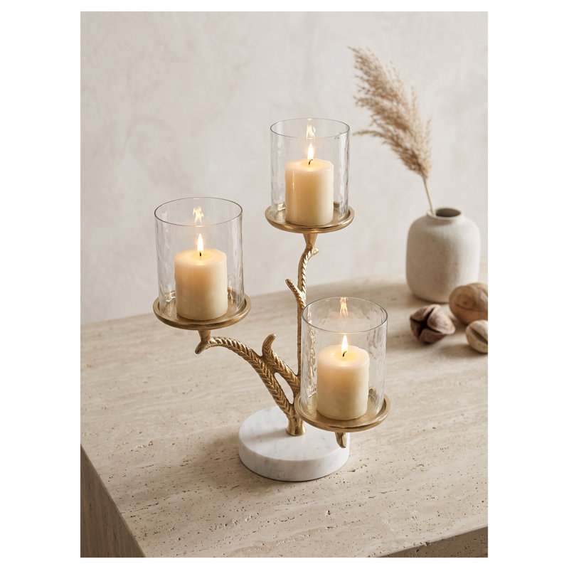 Porte-bougie Gold Branch