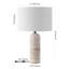 Lampe de table en marbre Ansonia Tunbridge-1286383498
