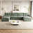 Oversized Deep Seat U Shaped Couch Set-1479887112-1479887108-1479887114