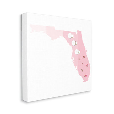 Vue de l'état de la Floride avec les baigneurs côtiers