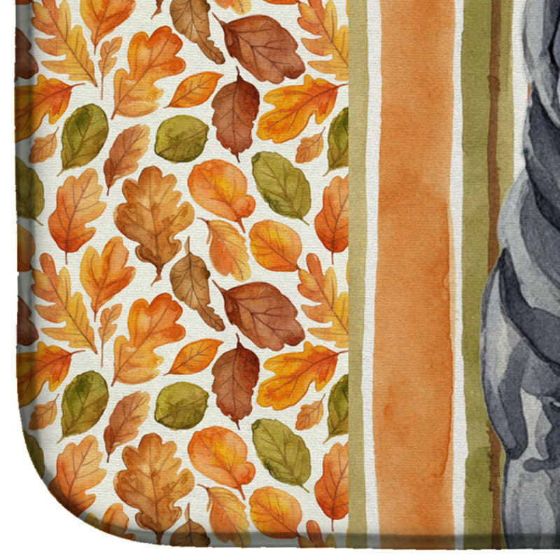 Shar Pei Heirloom Fall Dish Drying Mat