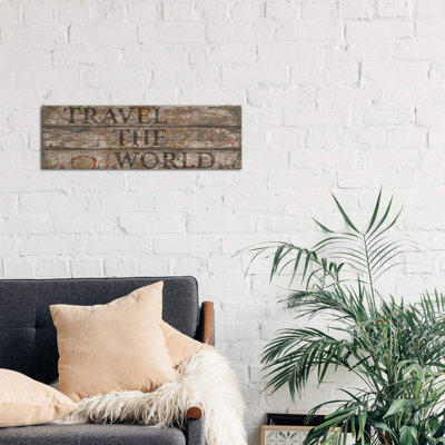 Travel The World by Diego Tirigall - Wrapped Canvas Panoramic Print