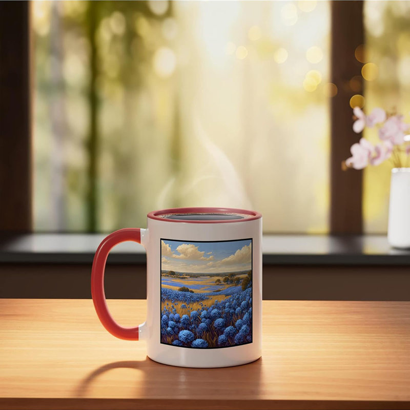 Ceramic Coffee Mug, Red