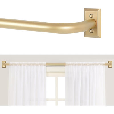 Adjustable 1-inch heavy-duty French swivel rod for whole-house blackout.