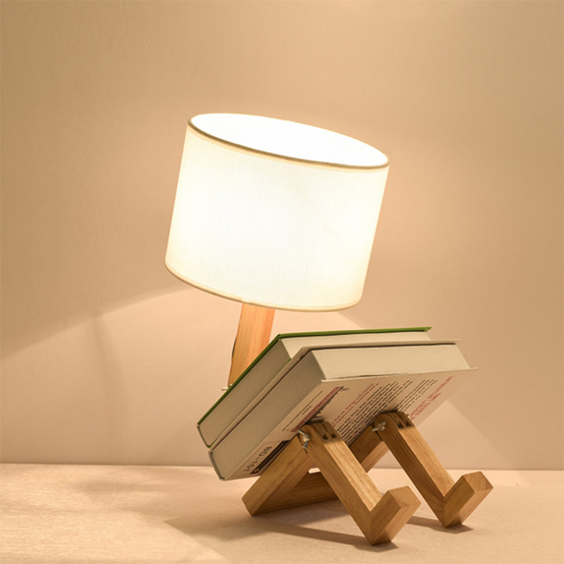 Audusinda 17" Brown Table Lamp