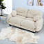 Canapé modulaire moderne 2 places en chenille Compression Cozy Sofas