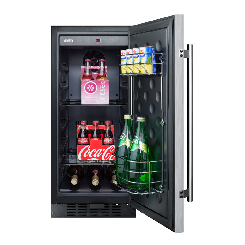 Summit Appliance Apartment Friendly 3 Cubic Feet Convertible Mini Fridge, Black Cabinet