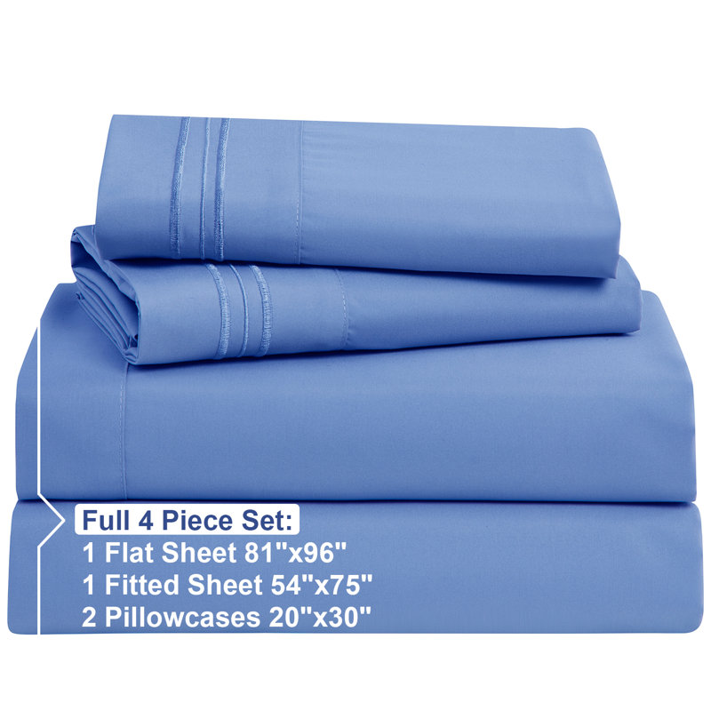 Microfiber Sheet Set, Full/Double