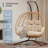 MICLEED 2 Person Swing Chair With Stand Hanging Chair With Cushion-938799445
