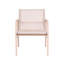 Garden Lounge Set with Table 4 Seater Charisha Metal Beige