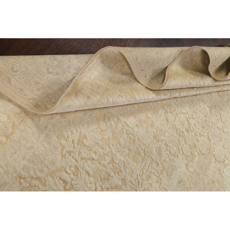 Tapis oriental tissé à la teinture végétale Peshawar Chobi noué à la main 8 x 12