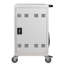 Station de chargement mobile 30 + 2Bay pour Chromebook, tablette et ordinateur portable avec multiprise incluse, assemblage requis - BLANC, buffet