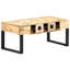 Table basse à cadre simple avec rangement