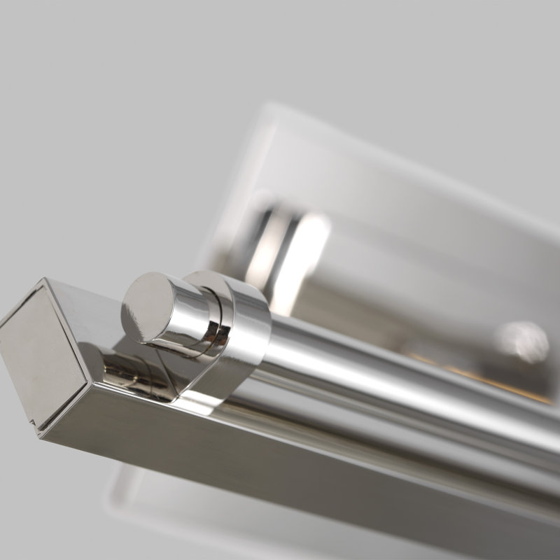 Kal Dimmable LED Wall Mounted Picture Light, Polished Nickel