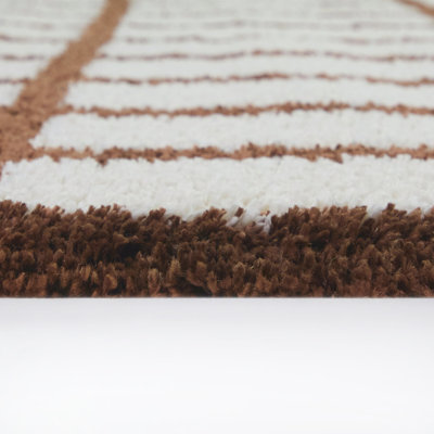 Tapis brun à poils longs Chapdelaine
