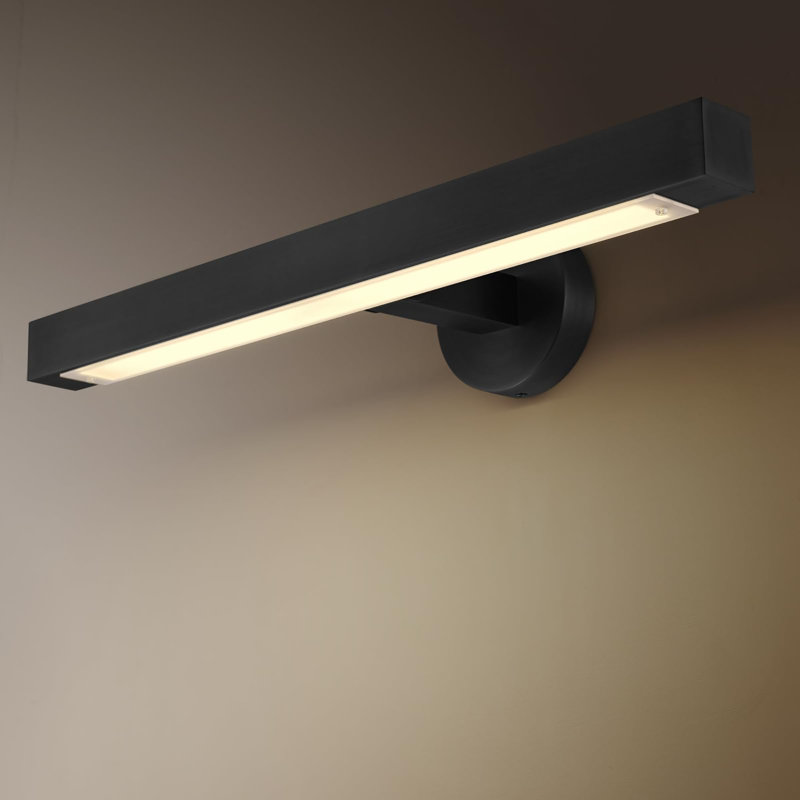 24'' Dimmable LED Wall Mounted Picture Light, Matte Black