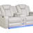 One-Touch Power Reclining Sofa With Adjustable Headrests, Ambient LED Lighting, And Integrated Cup Holders For Ultimate Comfort, Recliner-763250282