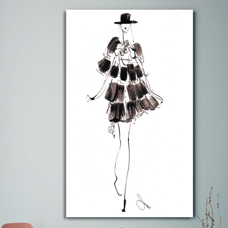 « eva two », impression sur toile, H 48 po x l 28 po x P 1,5 po, Toile tendue