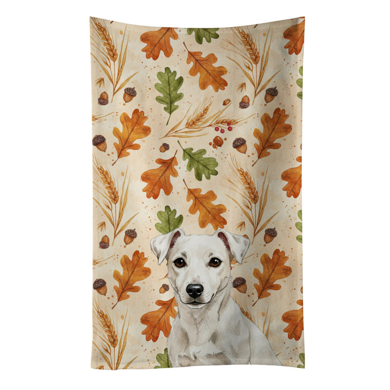 Serviette de cuisine tricolore Sheltie, White Jack Russell Terrier