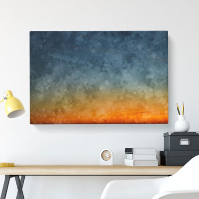 Crescent Moon Over Italy Painting - Wrapped Canvas