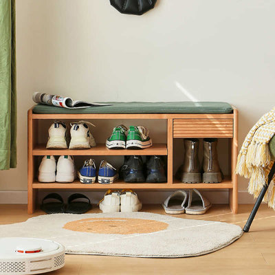 Banc de rangement pour chaussures 35,4 po
