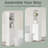 Freestanding Cabinet With Storage Drawers And Adjustable Shelf