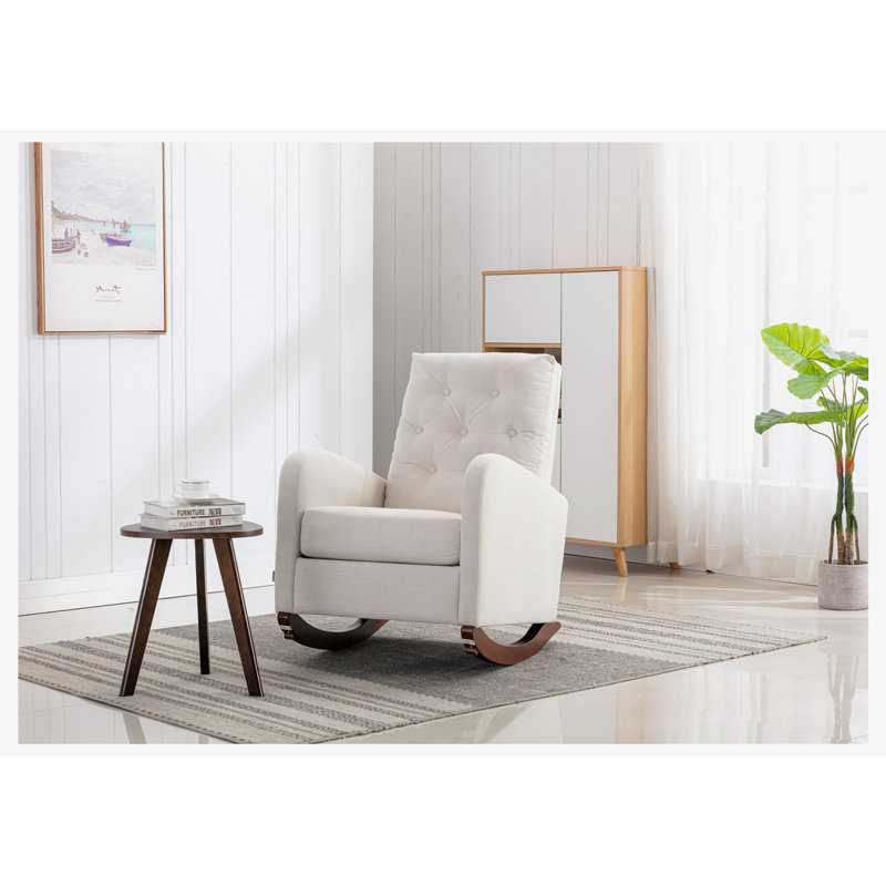 Chaise berçante Rayleigh, Gris clair